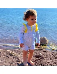 Combinaison anti-UV bébé fille T-shirt vêtements anti-uv enfant fille -  Plouf – Plouf!